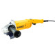 DEWALT DWE497-IN 2600W 180mm Heavy Duty Large Angle Grinder with DES Technology and Innovative Anti Vibration System-Perform and Protect Shield