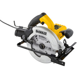 DEWALT DWE5615 1500W 184mm Compact Circular Saw with 2mm Thickness Stamp Steel Shoe for Sharp Cuts
