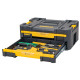 DEWALT DWST1-70706 Tstak Drawer unit with 2-Shallow Drawers of 7.5 kg capacity each & 30 kg load capacity (when stacked) - 43x31x18 cm