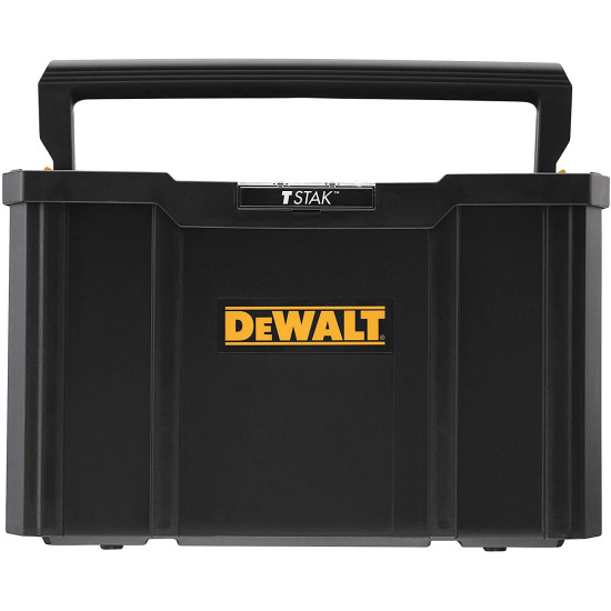 DEWALT DWST1-71228 Tstak Tool Carry Tote Tool Box with 10 Kg Load Capacity - 44x32x27 cm