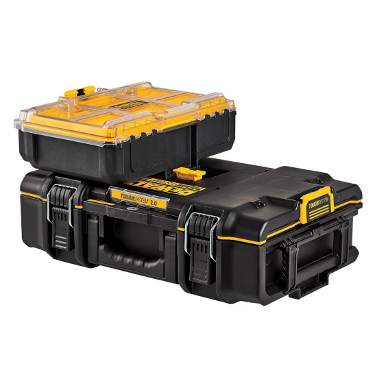 DEWALT DWST83392-1 1.7kg TOUGHSYSTEM 2.0 Half Width Deep Organiser; ‎26.2 x 12.7 x 36.5 cm