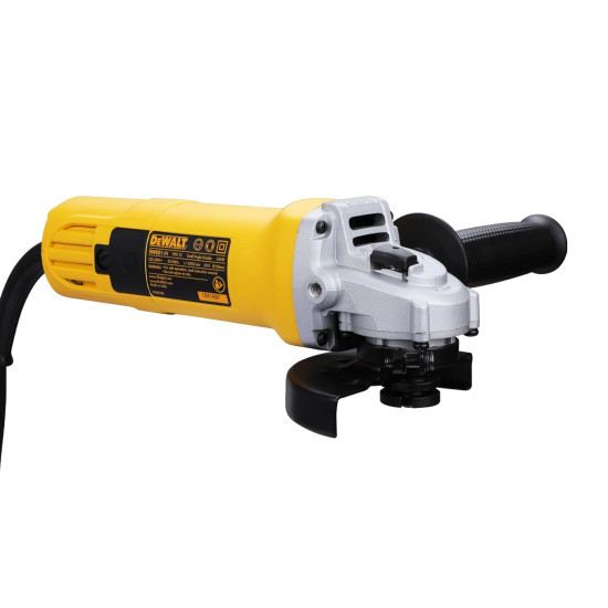 DEWALT DW801-IN01 Heavy Duty Small Angle Grinder Engineered For Heavy Duty Applications, 850Watt, 4" (100mm) Disc Diameter, Spindle Lock, 2 Year Warranty (SIDE HANDLE INCLUDED) DEWALT DW801-IN01 Heavy Duty Small Angle Grinder Engineered For Heavy Duty Applications, 850Watt, 4" (100mm) Disc Diameter, Spindle Lock, 2 Year Warranty (SIDE HANDLE INCLUDED)