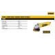 DEWALT DW801-IN01 Heavy Duty Small Angle Grinder Engineered For Heavy Duty Applications, 850Watt, 4" (100mm) Disc Diameter, Spindle Lock, 2 Year Warranty (SIDE HANDLE INCLUDED) DEWALT DW801-IN01 Heavy Duty Small Angle Grinder Engineered For Heavy Duty Applications, 850Watt, 4" (100mm) Disc Diameter, Spindle Lock, 2 Year Warranty (SIDE HANDLE INCLUDED)