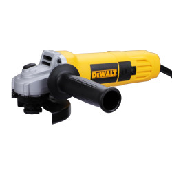 DEWALT DW801-IN01 Heavy Duty Small Angle Grinder Engineered For Heavy Duty Applications, 850Watt, 4" (100mm) Disc Diameter, Spindle Lock, 2 Year Warranty (SIDE HANDLE INCLUDED)