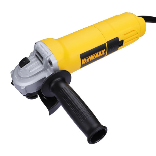 DEWALT DW801-IN01 Heavy Duty Small Angle Grinder Engineered For Heavy Duty Applications, 850Watt, 4" (100mm) Disc Diameter, Spindle Lock, 2 Year Warranty (SIDE HANDLE INCLUDED) DEWALT DW801-IN01 Heavy Duty Small Angle Grinder Engineered For Heavy Duty Applications, 850Watt, 4" (100mm) Disc Diameter, Spindle Lock, 2 Year Warranty (SIDE HANDLE INCLUDED)