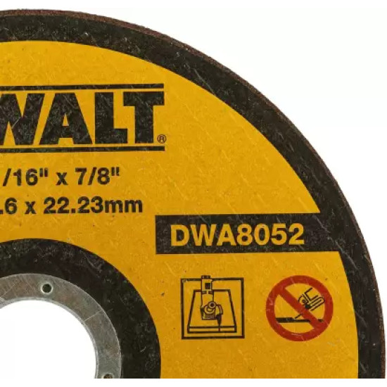 DWA8052 125 mm X 1.6 mm for Cut Off Wheels