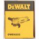 DeWalt DWE4233-QS Grinder Ø 125 mm, 1400W, Wired paddle switch, No-load speed 11500 rpm, M14, Anti-vibration and multi-position side handle