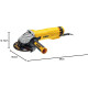 DEWALT - Angle Grinder - DWE4237-QS - Grinder with Anti-Restart Protection, Protective Case and Multi-Position Side Handle - Blade Ø125mm - Vacuum Speed 11500 rpm - 1400W