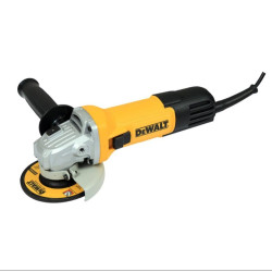 DEWALT DWE750S-IN,750Watt, 4" (100mm) Ultra SLIM Heavy Duty Angle Grinder Engineered For Heavy Duty Applications with Spindle Lock and Toggle Switch, 2 Year Manufacturer Warranty(SIDE HANDLE INCLUDED)