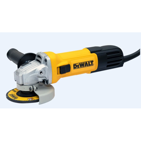 DEWALT DWE750S-IN,750Watt, 4" (100mm) Ultra SLIM Heavy Duty Angle Grinder Engineered For Heavy Duty Applications with Spindle Lock and Toggle Switch, 2 Year Manufacturer Warranty(SIDE HANDLE INCLUDED)