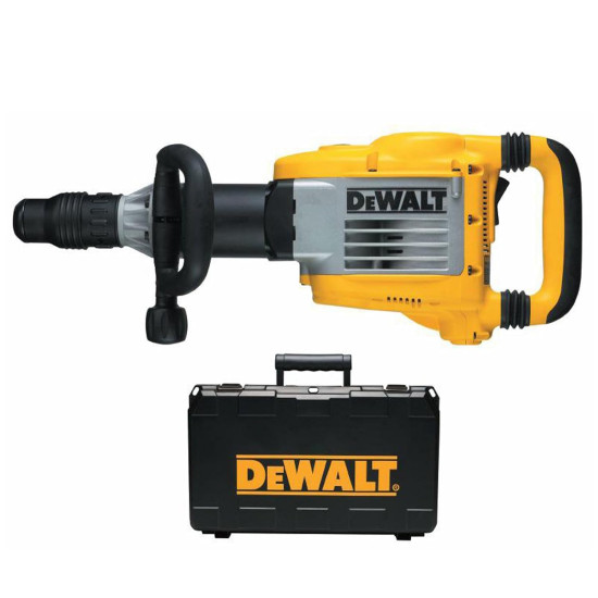 Dewalt D25951K 1600W 12kg SDS-Max Corded Electric Demolition Hammer 30.6 J Impact Energy with Active Vibration control includes Chisel-Perform and Protect Shield
