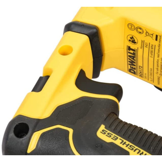 Dewalt DCH172M2-IN 18V Cordless Compact Brushless Hammer with 4-10 mm drilling range & 2x4.0Ah Li-ion batteries,Yellow