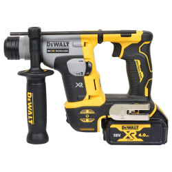 Dewalt DCH172M2-IN 18V Cordless Compact Brushless Hammer with 4-10 mm drilling range & 2x4.0Ah Li-ion batteries,Yellow