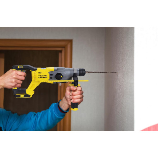 STANLEY FATMAX SBH900M2K-B1 20V 4.0Ah 20 mm Cordless Brushless Rotary Hammer With 2x4.0Ah Li-ion Batteries & 1pc Charger