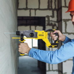 STANLEY FATMAX SBH900M2K-B1 20V 4.0Ah 20 mm Cordless Brushless Rotary Hammer With 2x4.0Ah Li-ion Batteries & 1pc Charger
