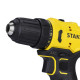 STANLEY SCH10D2K-IN(12 V)Brushed Cordless Hammer Drill Driver,2x2Ah Batteries&1.5A Charger,LED Light,Variable Speed Trigger Switch,Forward/Reverse Button,10mm Chuck,Clutch Setting 20+1,1 Year Warranty