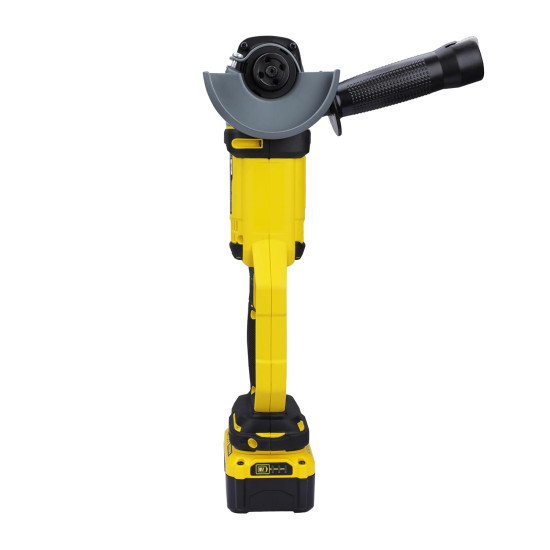 STANLEY FATMAX SCG400M2K-B1 20V 4.0Ah 100mm Cordless Brushed Grinder with 2pcs Batteries & 1pc Charger for Home, Mechanic, Tradesmen & Professional Use, 2 Year Warranty, YELLOW & BLACK