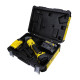 STANLEY FATMAX SCG400M2K-B1 20V 4.0Ah 100mm Cordless Brushed Grinder with 2pcs Batteries & 1pc Charger for Home, Mechanic, Tradesmen & Professional Use, 2 Year Warranty, YELLOW & BLACK