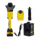STANLEY FATMAX SCG400M2K-B1 20V 4.0Ah 100mm Cordless Brushed Grinder with 2pcs Batteries & 1pc Charger for Home, Mechanic, Tradesmen & Professional Use, 2 Year Warranty, YELLOW & BLACK