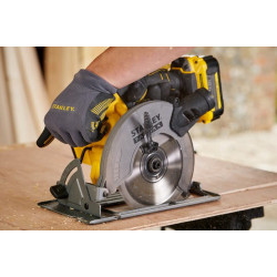STANLEY FATMAX SCC500-B1 20V 165mm 4000 RPM Cordless Brushed Circular Saw for Mechanic, Tradesmen & Professional Use, Batteries Not Included, 2 Year Warranty, YELLOW & BLACK