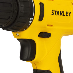 STANLEY SCD121S2K 10.8V,10mm Li-Ion Reversible Cordless Compact Drill Driver w Battery Charger-2x1.5Ah Batteries Included