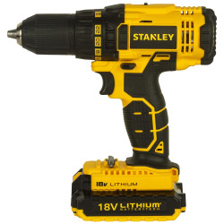 STANLEY SCD20C2K-B1 18V13mm Li-ion Cordless Drill Driver -2x1.3Ah Batteries Included