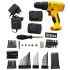 STANLEY SCH12S2KA 10.8V,10mm Reversible Cordless Hammer Drill Driver w 2x1.5 AH Batteries and 100 pc Accessory Kit for Home,DIY and Professional use