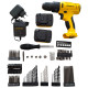 STANLEY SCH12S2KA 10.8V,10mm Reversible Cordless Hammer Drill Driver w 2x1.5 AH Batteries and 100 pc Accessory Kit for Home,DIY and Professional use