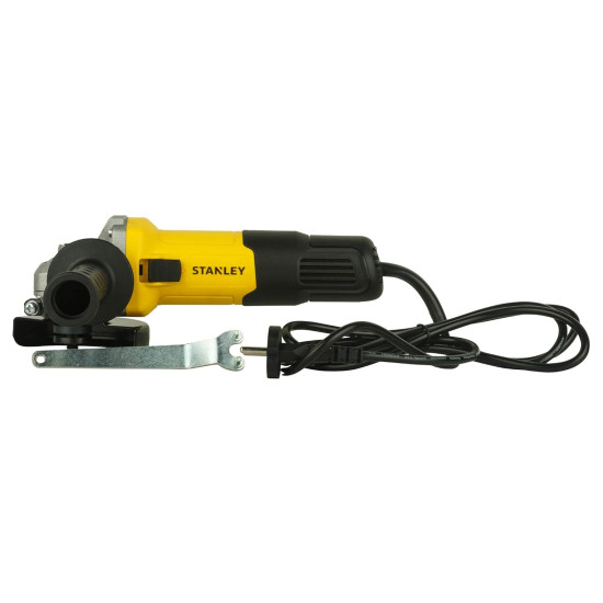 STANLEY SG7100-IN SLIM Small Angle Grinder, 179 mm Gripping Girth, 750 W High Performance Motor, 100mm Disc Diameter, Burst-Proof Guard And Spindle Lock, 1 Year Warranty