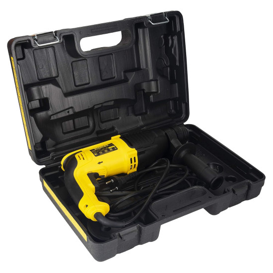 STANLEY SHR263K-IN 800W 26mm 3 Mode SDS-Plus Corded Hammer with Kitbox, 2.6Kg (Yellow & Black)