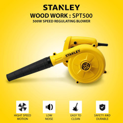 STANLEY SPT500 500W Plastic Single Speed Air Blower (Yellow)