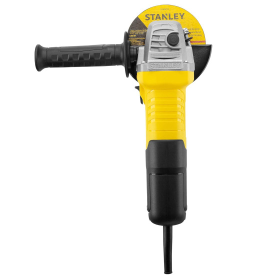 STANLEY STGS9100-IN Small Angle Grinder For Medium Duty Applications 900W 100mm, 1 Year Warranty (Yellow & Black)