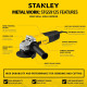 STANLEY STGS9125 900W125mm Small Angle Grinder (Yellow and Black)