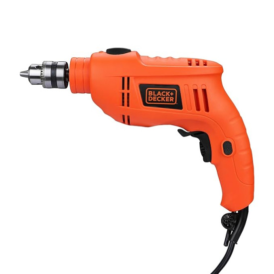 BLACK+DECKER TB555 550W 10mm Variable Speed Reversible Hammer Drill