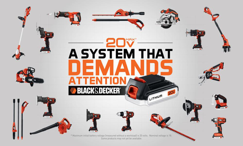 Black & Decker power tools